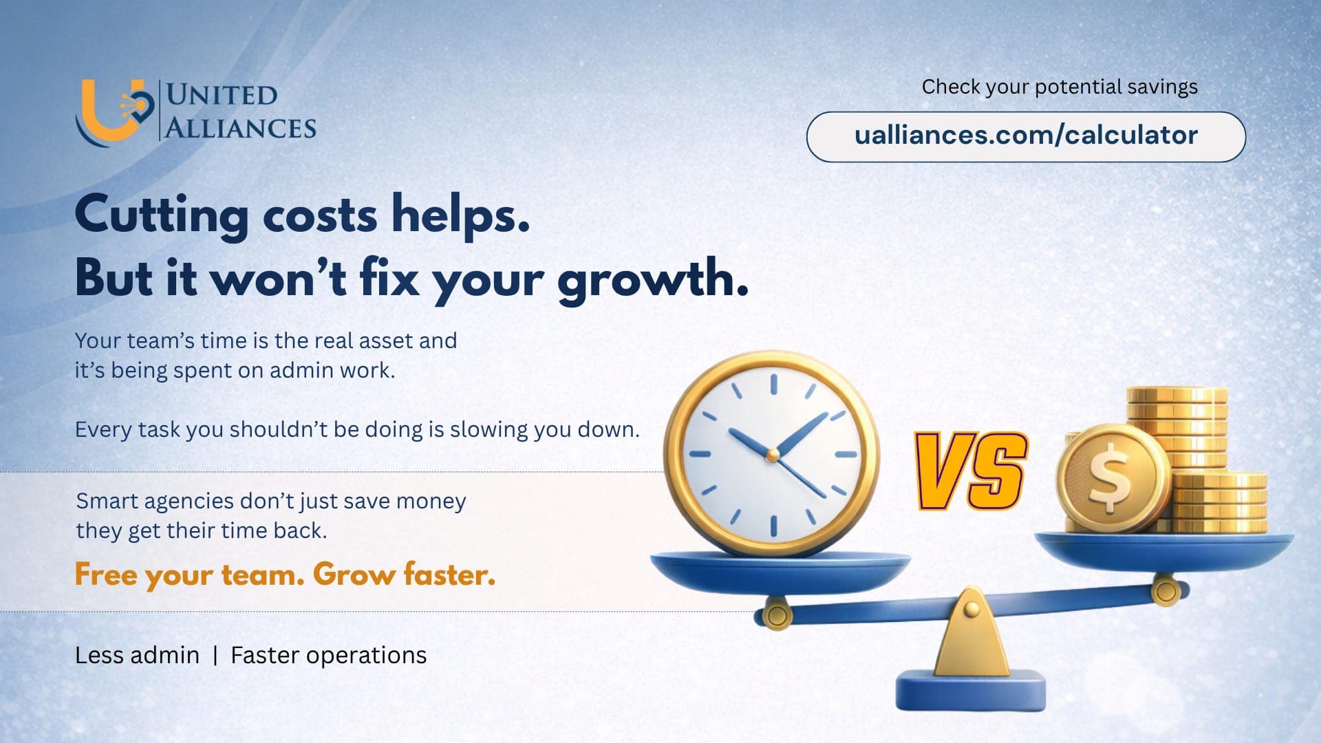 Cutting Costs Won’t Grow Your Agency — Time Will