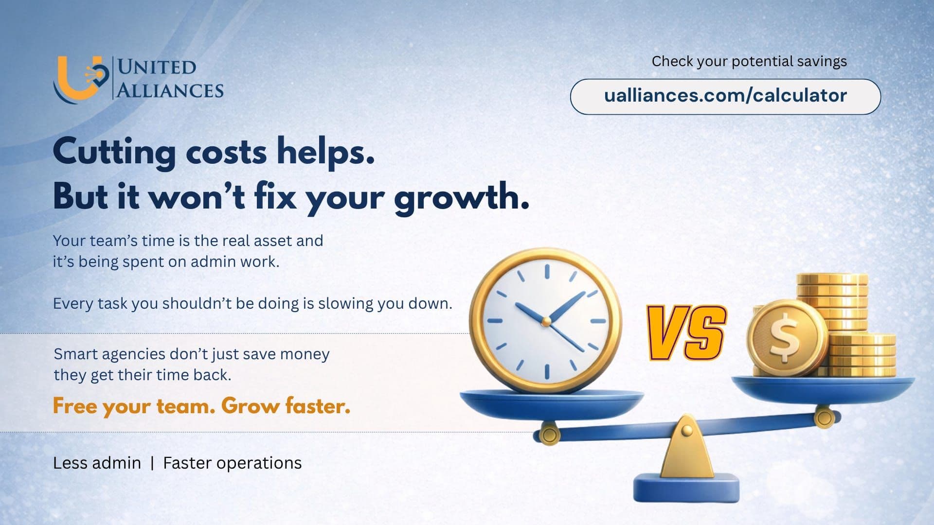 Cutting Costs Won’t Grow Your Agency — Time Will